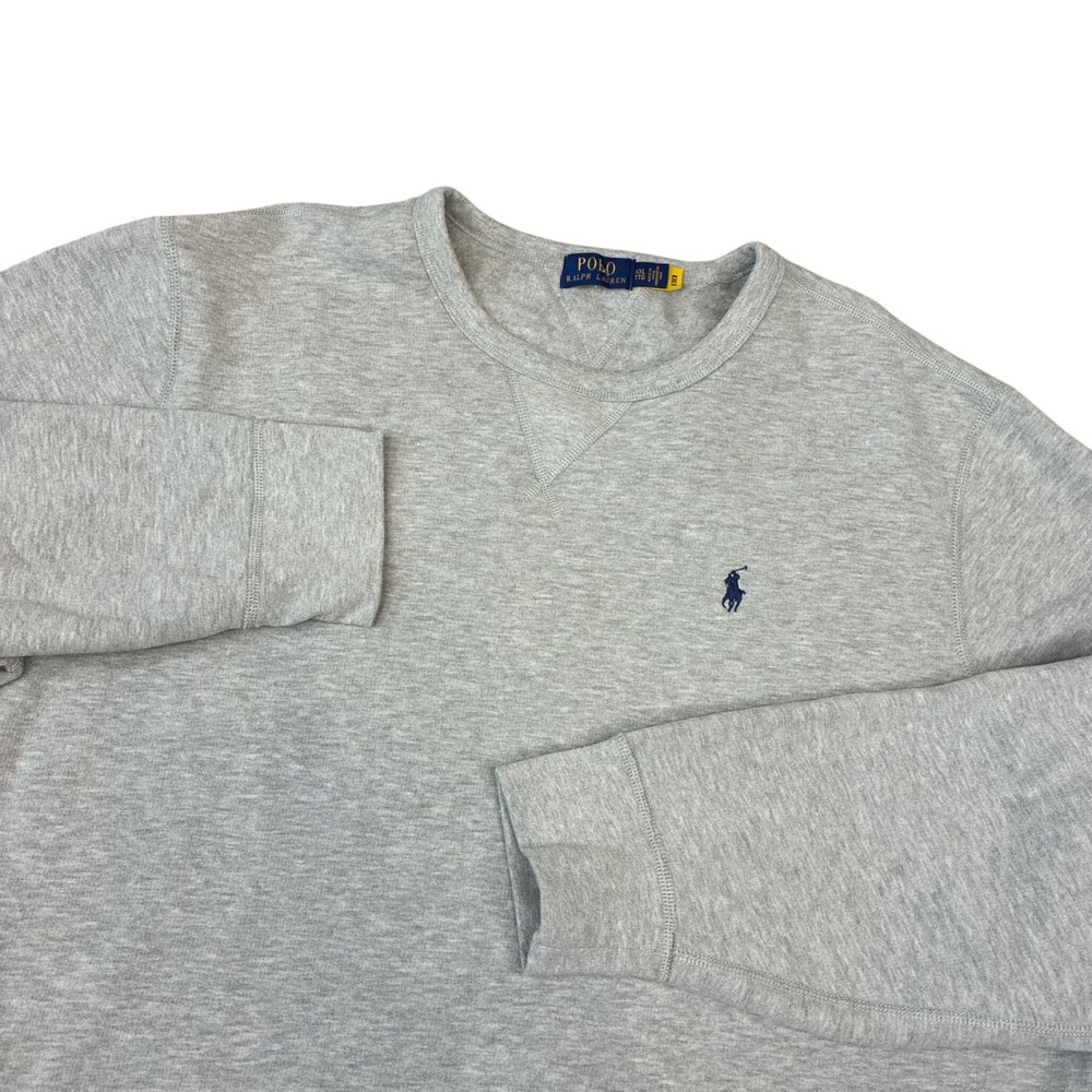 Polo Ralph Lauren Sweatshirt Men XXL Gray Crewneck Embroidered Pony Pullover